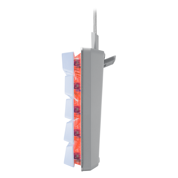 ASUS ROG Falchion Ace WHT tastiera USB QWERTZ Tedesco Bianco