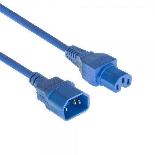ACT AK5309 cavo di alimentazione Blu 2 m IEC C14 IEC C15