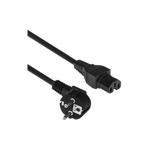 ACT AK5312 cavo di alimentazione Nero 1 m CEE7/7 Accoppiatore C15