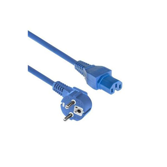 ACT AK5316 cavo di alimentazione Blu 1 m CEE7/7 Accoppiatore C15
