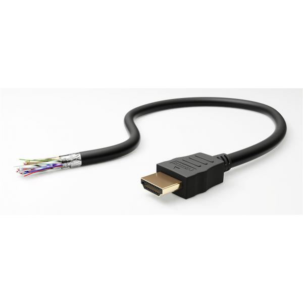 Goobay 61640 cavo HDMI 2 m HDMI tipo A [Standard] Nero (Ultra High Speed HDMI Cable with Ethe)