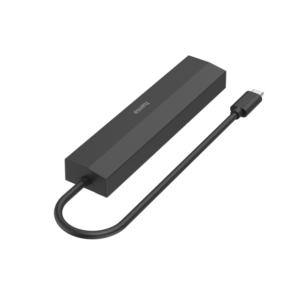 Hama 00200144 hub di interfaccia USB 3.2 Gen 1 (3.1 Gen 1) Type-C 5000 Mbit/s Nero