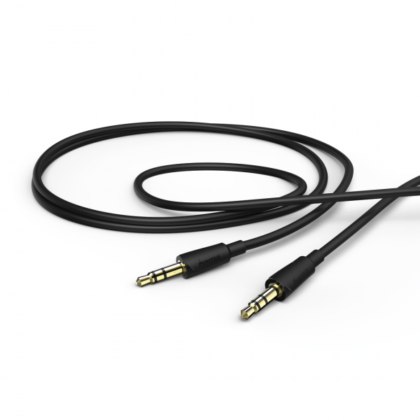 Hama Flexi-Slim cavo audio 1,5 m 3.5mm Nero