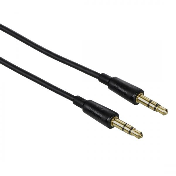 Hama Flexi-Slim cavo audio 1,5 m 3.5mm Nero