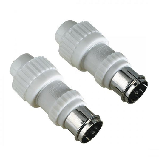 Hama 00179408 connettore coassiale Tipo F 2 pz