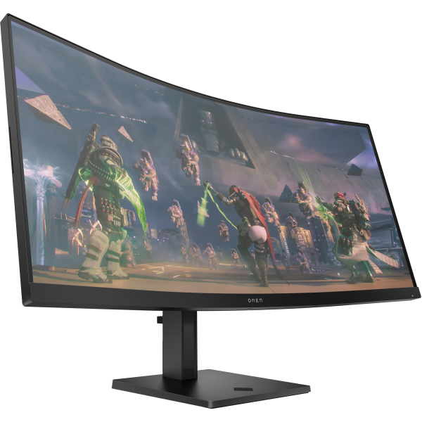 OMEN by HP Monitor da gaming curvo 34 WQHD 165 Hz  OMEN 34c (Omen By Hp 34C Computer - Monitor 86.4 Cm [34] 3440 X - 1440 Pixels Wide Quad Hd Led Black - Warranty: 12M)