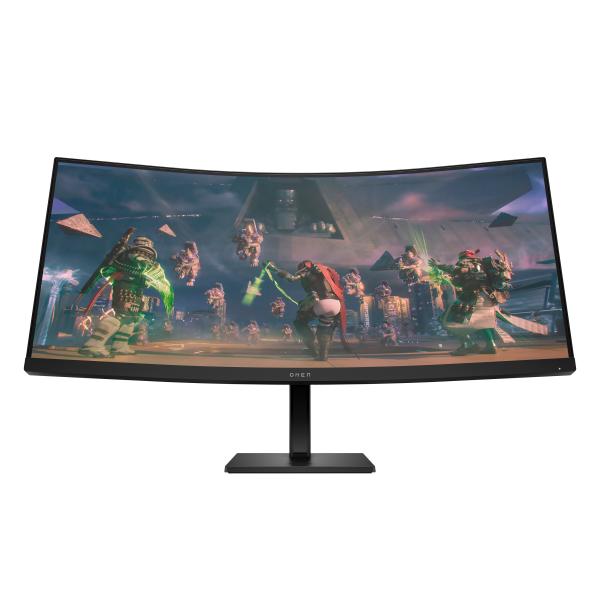 OMEN by HP Monitor da gaming curvo 34 WQHD 165 Hz  OMEN 34c (Omen By Hp 34C Computer - Monitor 86.4 Cm [34] 3440 X - 1440 Pixels Wide Quad Hd Led Black - Warranty: 12M)