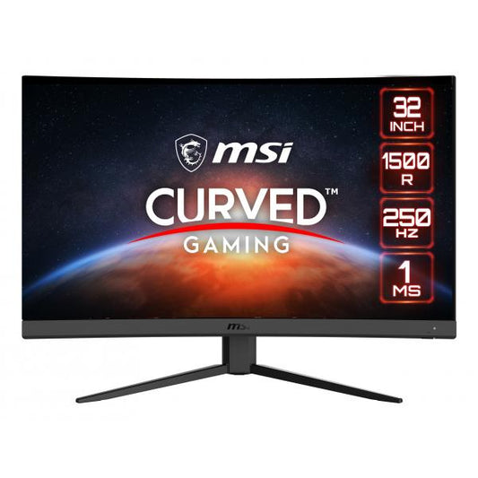 MSI MONITOR GAMING CURVO 31,5 LED VA 16:9 FHD, 1MS 250hz, 1500R, DP/HDMI, Adobe RGB, sRGB DCI-P3