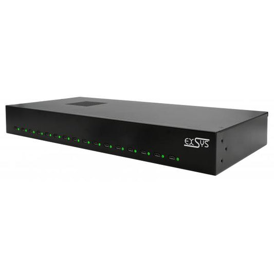 EXSYS EX-11016 Caricabatterie per dispositivi mobili Universale Nero AC Ricarica rapida Interno