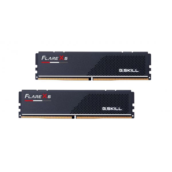G.Skill Flare X5 F5-6000J3038F16GX2-FX5 memoria 32 GB 2 x 16 GB DDR5 (G.Skill DDR5 RAM 32GB [2x16GB Dual-Kit] PC6000 CL32 32FX5 Flare X5 black [AMD optimiert])