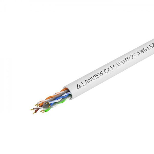 Lanview LVN122114 cavo di rete Bianco 305 m Cat6 U/UTP (UTP)