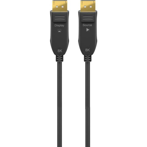 Goobay 64869 cavo DisplayPort 50 m Nero