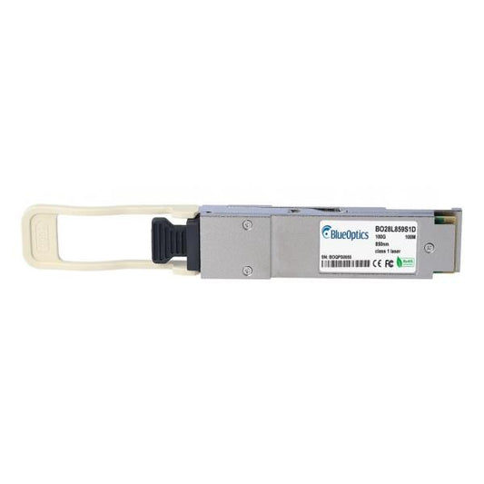 BlueOptics Evertz Scorpion QSFP25G-MM-M kompatibler QSFP28 BO28L859S1D - Transceiver - Glasfaser (LWL) modulo del ricetrasmettitore di rete Fibra ottica 100000 Mbit/s