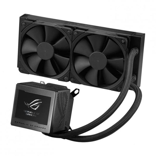 ASUS ROG RYUJIN III 240 Processore Raffreddatore di liquidi tutto in uno 12 cm Nero 1 pz (Asus ROG Ryujin III 240mm Liquid CPU Cooler, 2x 12cm PWM Noctua Fans, Full Colour Customisable LCD Display)