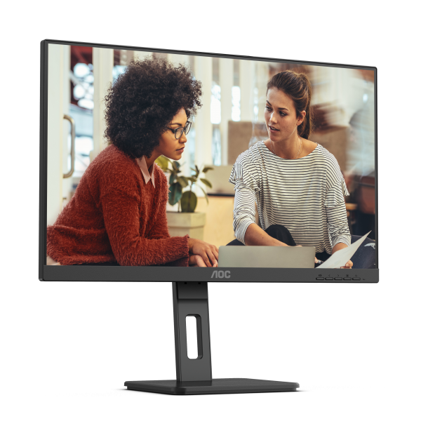 AOC Q27E3UMF Monitor PC 68,6 cm [27] 2560 x 1440 Pixel Quad HD Nero (AOC 27 QHD 75Hz Height Adjust Monitor)