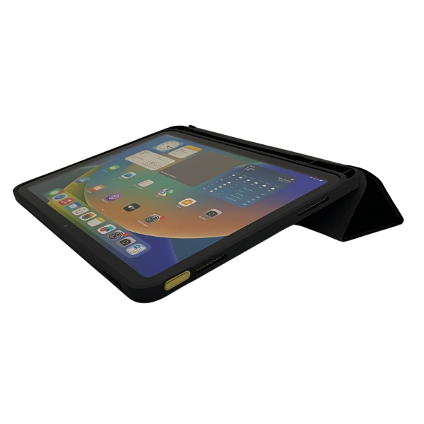 DEQSTER 40-1013775 custodia per tablet 27,7 cm (10.9") Custodia a libro Nero