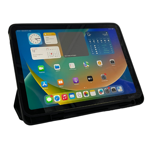 DEQSTER 40-1013775 custodia per tablet 27,7 cm (10.9") Custodia a libro Nero