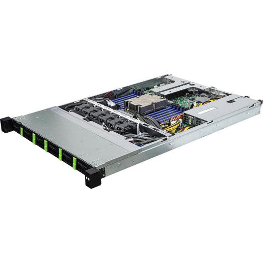 Asrock 1U12E-GENOA/2L2T sistema barebone per server AMD SoC LGA 6096 Rack (1U) Grigio