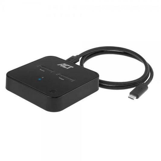 ACT AC1502 docking station per unità di archiviazione USB 3.2 Gen 2 (3.1 Gen 2) Type-C Nero