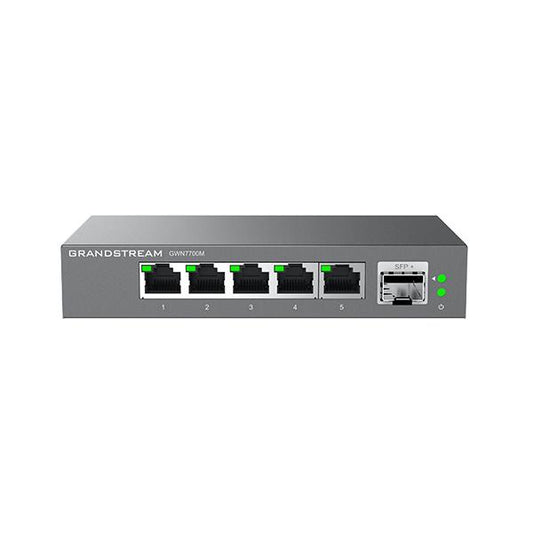Grandstream Networks GWN7701PA switch di rete Non gestito Gigabit Ethernet (10/100/1000) Nero
