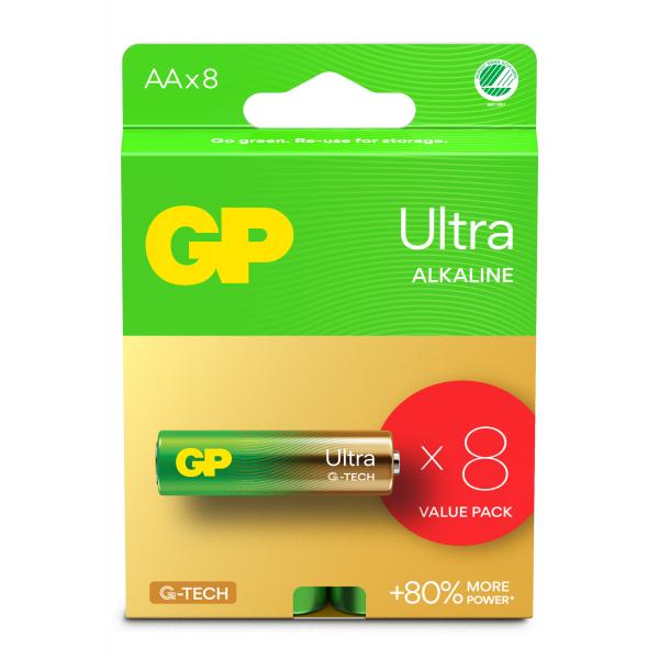 GP Ultra Alkaline Battery, Size AA, LR