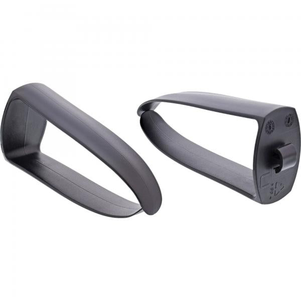 InLine 19" pannello di gestione dei cavi, 9 staffe in plastica rimovibili nero