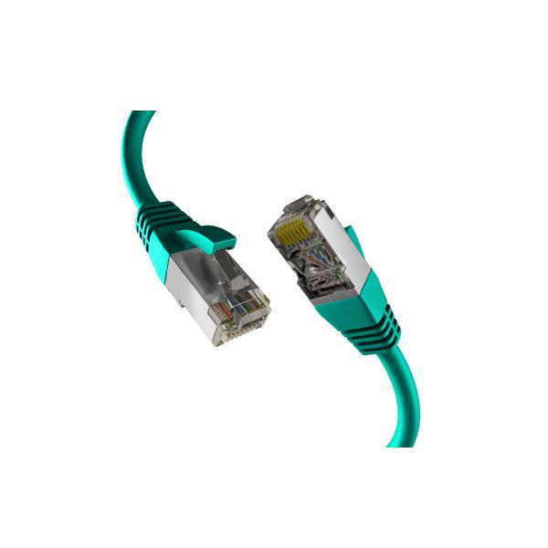 M-Cab EC020200271 cavo di rete Verde 3 m Cat8.1 S/FTP (S-STP)