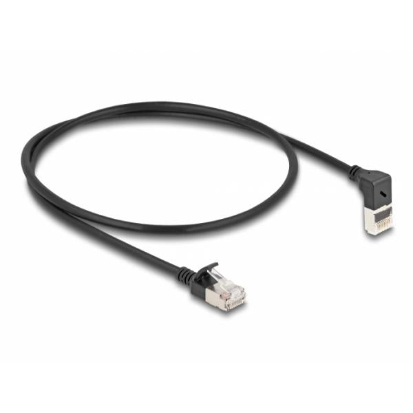 DeLOCK 80286 cavo di rete Nero 0,5 m Cat6a S/FTP (S-STP)