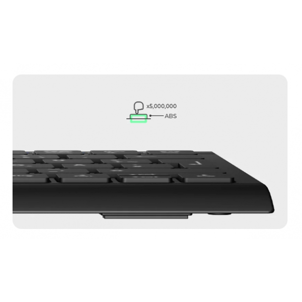 KeySonic KSK-5011ELC (DE) tastiera USB QWERTZ Tedesco Nero