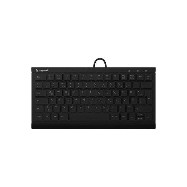 KeySonic KSK-5011ELC (DE) tastiera USB QWERTZ Tedesco Nero