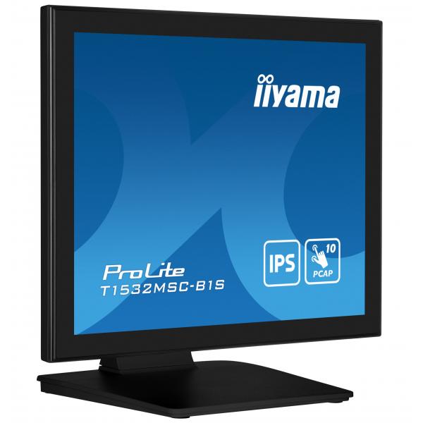 iiyama ProLite T1532MSC-B1S Monitor PC 38,1 cm [15] 1024 x 768 Pixel XGA LCD Touch screen Nero (ProLite T1532MSC-B1S Monitor - 15 Black Touchscreen Monitor VGA DisplayPort and HDMI)
