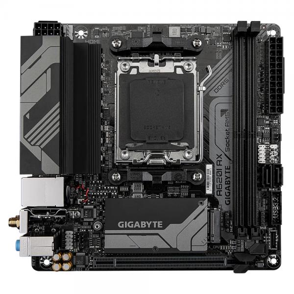 Gigabyte A620I AX 1.0 scheda madre AMD A620 Presa di corrente AM5 mini ITX