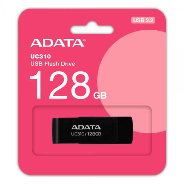 ADATA UC310 unità flash USB 128 GB USB tipo A 3.2 Gen 1 (3.1 Gen 1) Nero