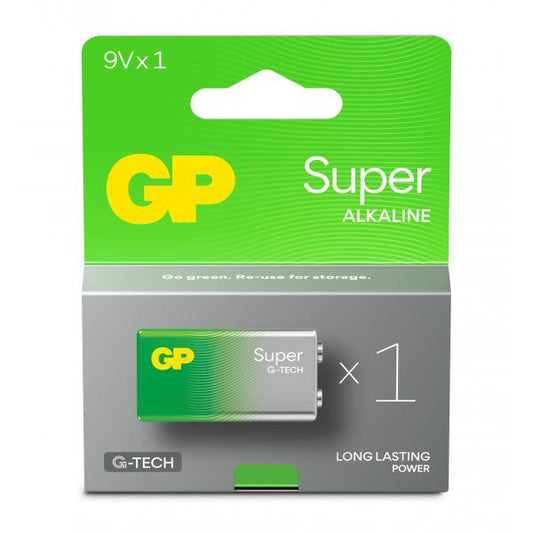 GP Batteries Super Alkaline 151426 Batteria monouso 6LR61, 9V Alcalino