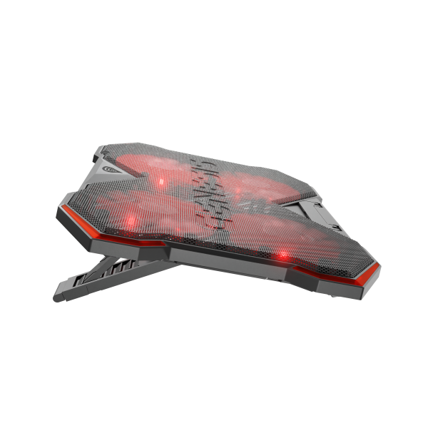 GENESIS Oxid 260 base di raffreddamento per laptop 43,9 cm (17.3") 1010 Giri/min Nero, Rosso