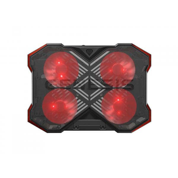 GENESIS Oxid 260 base di raffreddamento per laptop 43,9 cm (17.3") 1010 Giri/min Nero, Rosso