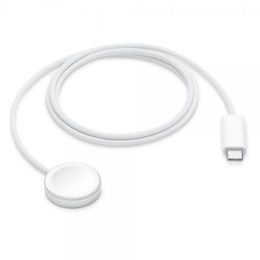 Apple MT0H3ZM/A Caricabatterie per dispositivi mobili Orologio intelligente Bianco USB Carica wireless Ricarica rapida Interno