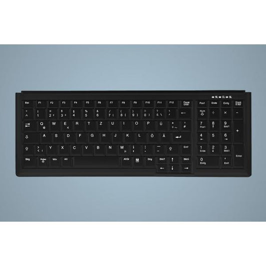 Active Key ??-7000 tastiera PS/2 AZERTY Tedesco Nero