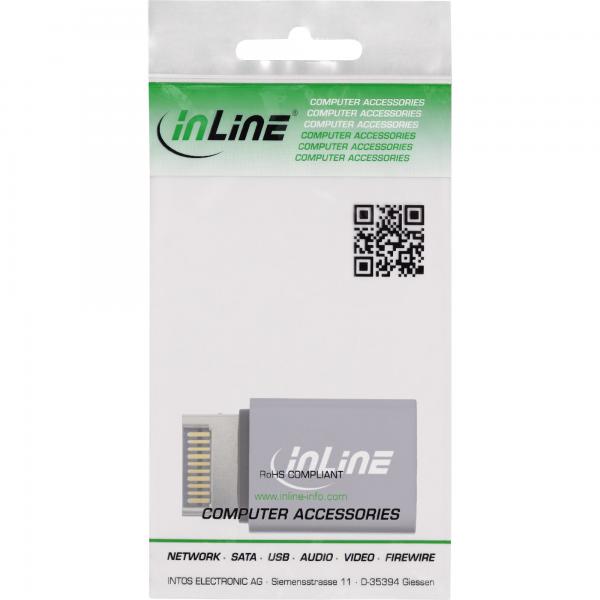 InLine Adattatore USB 3.2, connettore USB-E del pannello frontale a presa USB-C
