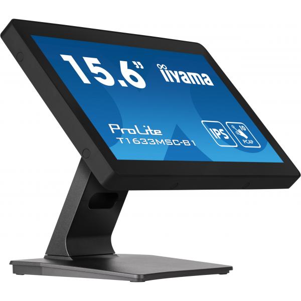 iiyama ProLite T1633MSC-B1 Monitor PC 39,6 cm [15.6] 1920 x 1080 Pixel Full HD LCD Touch screen Nero (iiyama ProLite T1633MSC-B1 - LED monitor - 15.6 - touchscreen - 1920 x 1080 Full HD [1080p] @ 60