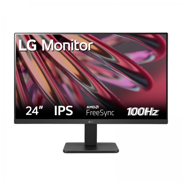 Monitor LG 24MR400-B - Display 24 pollici (23.8 Wide) IPS - 100 Hz - AMD FreeSync - 5ms GTG - 1920x1080 Full-HD - VGA (D-Sub), Hdmi - Vesa - Nero
