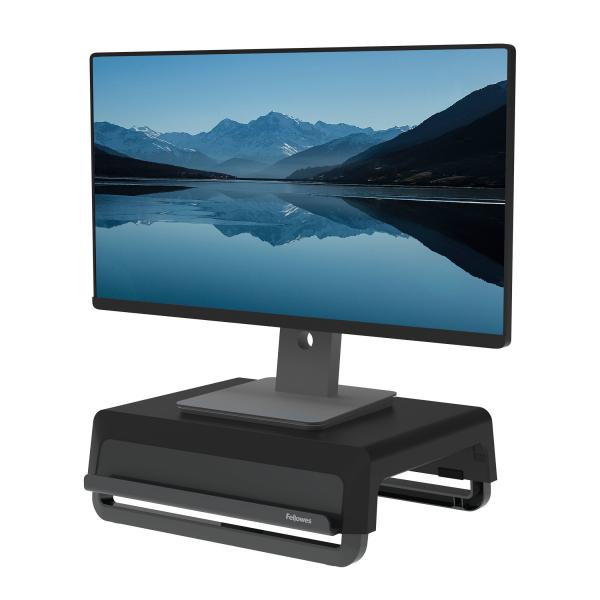 Fellowes Breyta Monitor Stnder tragbar mit Handgriff schwarz Nero, Grigio Scrivania