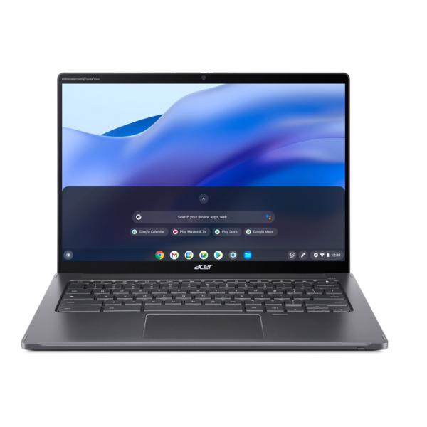 Acer Chromebook CP714-1WN-39VA 35,6 cm (14") Touch screen WUXGA Intel Core i3 i3-1215U 8 GB LPDDR4x-SDRAM 256 GB SSD Wi-Fi 6 (802.11ax) ChromeOS Grigio