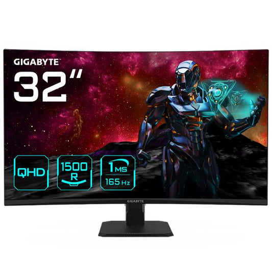 Gigabyte GS32QC Monitor PC 80 cm (31.5") 2560 x 1440 Pixel Quad HD LCD Nero