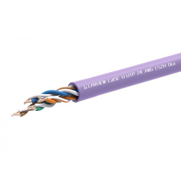 Lanview LVN122152 cavo di rete Viola 305 m Cat5e