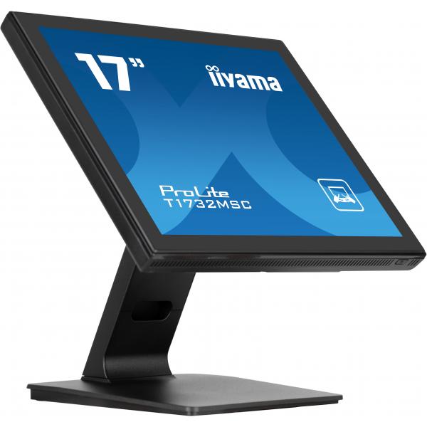 iiyama ProLite T1732MSC-B1SAG Monitor PC 43,2 cm [17] 1280 x 1024 Pixel Full HD LED Touch screen Da tavolo Nero (iiyama ProLite T1732MSC-B1SAG 17' PCAP 10pt Touch Screen with AntiGlare Coating)