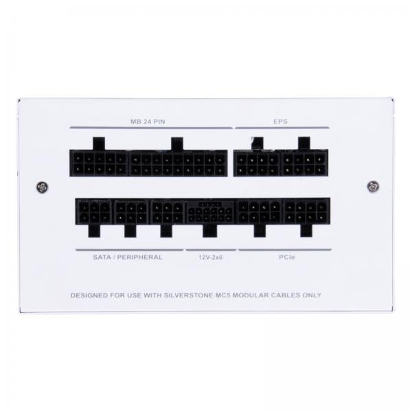 Silverstone DA750R Gold alimentatore per computer 750 W 24-pin ATX ATX Bianco
