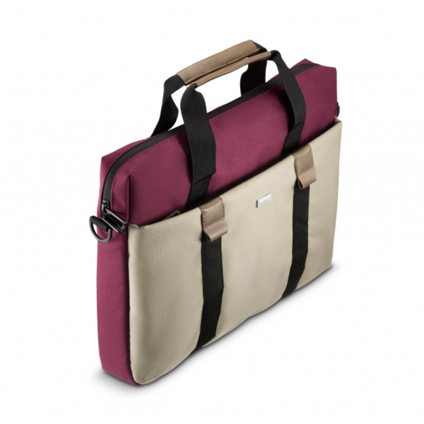 Hama 00222059 borsa per laptop 35,8 cm (14.1") Custodia trolley Beige, Rosso