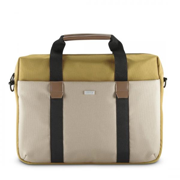 Hama Silvan 35,8 cm (14.1") Borsa con caricamento dall'alto Beige, Giallo