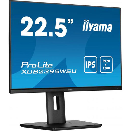 iiyama ProLite XUB2395WSU-B5 Monitor PC 57,1 cm [22.5] 1920 x 1200 Pixel WUXGA LED Nero (XUB2395WSU-B5 23IN LCD 1920X120 - VGA/HDMI/DP/USB)